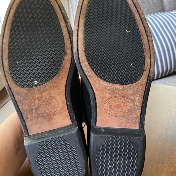 H.S.Trask Men’s Black Leather Tasseled Loafer Size 9 W. - Picture 7 of 7